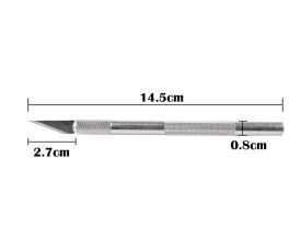 Cutter bisturi con 5 hojas